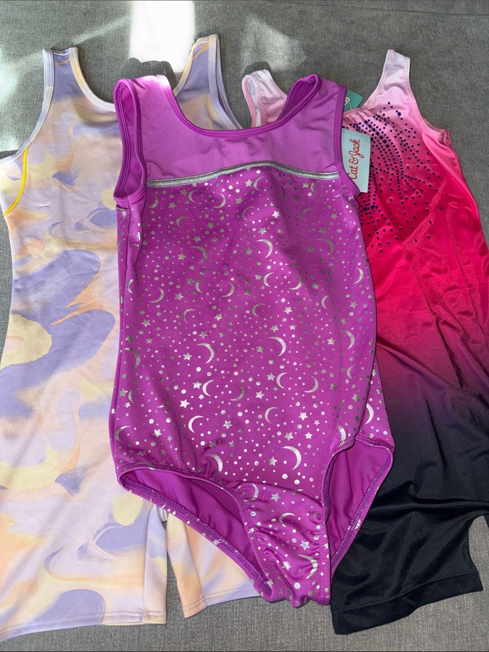 Girls Gymnastics Leotard/Biketard Lot